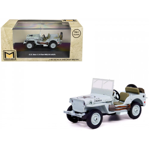 Willys Jeep 1/4-Ton Car Light Blue 
