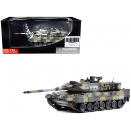 German Kampfpanzer Leopard 2A7 Main Battle Tank Mixed European Camouflage 1/72 Diecast Model by Panzerkampf