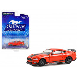 2021 Ford Mustang Mach 1 Race Red with Black Stripes 