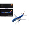 Boeing 737-800 Commercial Aircraft with Flaps Down