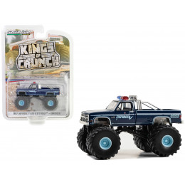 1987 Chevrolet K20 Scottsdale Monster Truck Dark Blue 