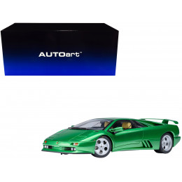 Lamborghini Diablo SE30 Verde Mic/Green Metallic 1/18 Model Car by Autoart