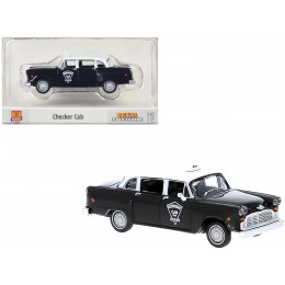 1974 Checker Cab Black and White 