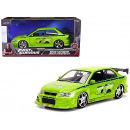 Brian's Mitsubishi Lancer Evolution VII Green with Graphics 