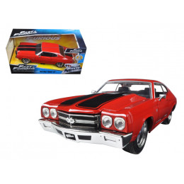 Dom's Chevrolet Chevelle SS Red with Black Stripes 