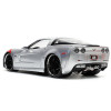 2006 Chevrolet Corvette Z06 Silver Metallic with Red Stripes