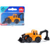 Backhoe Loader Yellow and Black Diecast Model by Siku