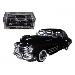 1948 Chevrolet Aerosedan Fleetline Black 1/24 Diecast Model Car by Motormax