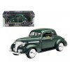 1939 Chevrolet Coupe Green 1/24 Diecast Model Car by Motormax