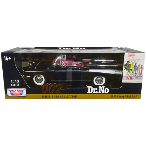 1957 Chevrolet Bel Air Convertible Black James Bond 007 