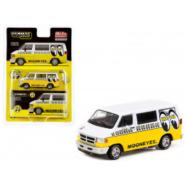 Dodge Van White and Yellow with Graphics 