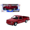 1992 Chevrolet 454 SS Pickup Truck Red Metallic 1/24 Diecast Model Car by Motormax