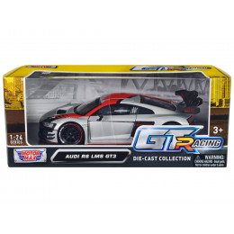Audi R8 LMS GT3 Silver Metallic with Graphics 