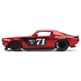 1971 Chevrolet Camaro #71 Red Metallic with Black Stripes 