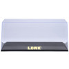 Collectible Display Show Case with Black Plastic Base and Gold 