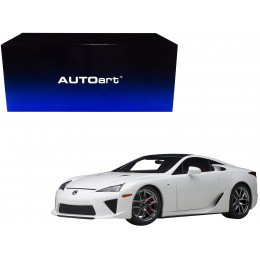 Lexus LFA Whitest White with Carbon Top 1/18 Model Car by Autoart