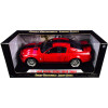 2008 Ford Shelby Mustang GT500 Super Snake Red with Black Stripes