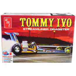 Skill 2 Model Kit Tommy Ivo Streamliner Dragster 1/25 Scale Model by AMT
