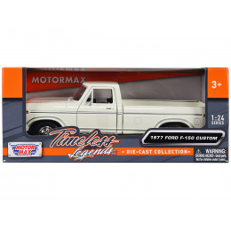 1977 Ford F-150 Custom Pickup Truck White 