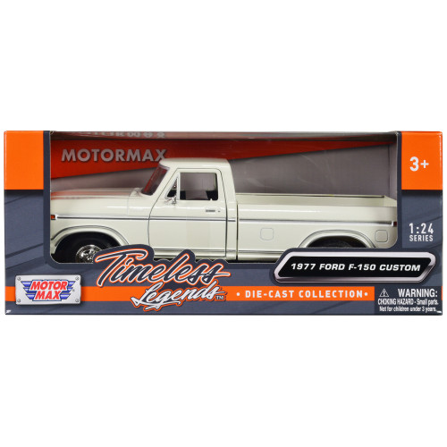 1977 Ford F-150 Custom Pickup Truck White 
