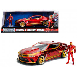 2016 Chevrolet Camaro with Iron Man Diecast Figure 
