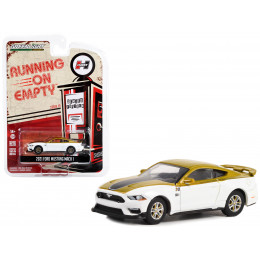 2021 Ford Mustang Mach 1 White and Gold with Black Stripe 