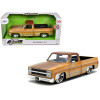 1985 Chevrolet C-10 Pickup Truck Yellow with Brown Top (Rusted) and JD3 Wheels