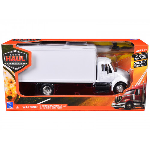 International 4200 Box Truck White 