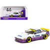 Mazda RX-7 FC3S Pandem RHD (Right Hand Drive) #66 White and Purple with Graphics