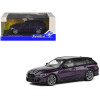 2023 BMW M3 Touring (G81) Competition Daytona Violet Metallic with Black Top 1/43 Diecast Model Car by Solido