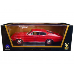 1966 Dodge Charger Red 1/18 Diecast Model Car by Road Signature