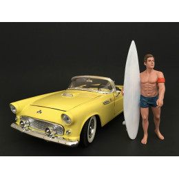 Surfer Greg Figure For 1:18 Scale Models by American Diorama