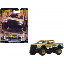 2017 Ford F-150 Raptor Pickup Truck Gold Metallic with Graphics 
