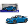 2023 Alpine A110S Pack Aero Bleu Alpine Blue Metallic with Black Top 1/18 Diecast Model Car by Solido