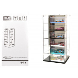 Showcase Large 24 Car Display Desktop Spinner with Mirror Back 