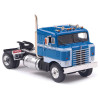1950 Kenworth Bullnose Truck Tractor Blue with White Stripes 1/64 Diecast Model by IXO Models