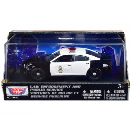 2011 Dodge Charger Pursuit Black and White 