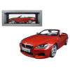 BMW M6 F12M Convertible Sakhir Orange 1/18 Diecast Model Car by Paragon