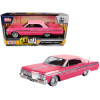 1964 Chevrolet Impala Lowrider Hard Top Pink with Graphics and Light Pink Top