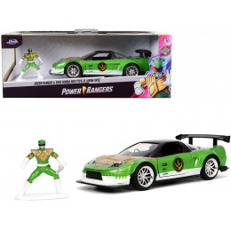 2002 Honda NSX Type-R Japan Spec RHD (Right Hand Drive) and Green Ranger Diecast Figurine 