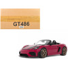 2023 Porsche 718 Spyder RS Purple with Carbon Stripes 1/18 Model Car by GT Spirit