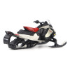 Ski-Doo MXZ X-RS Snowmobile Spartan Red and Gray Metallic 1/32 Diecast Model by BRP Models