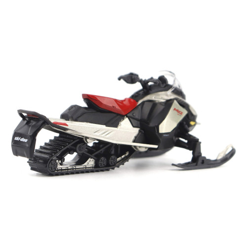 Ski-Doo MXZ X-RS Snowmobile Spartan Red and Gray Metallic 1/32 Diecast Model by BRP Models
