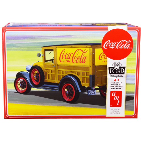 Skill 3 Model Kit 1929 Ford Woody/Pickup 4-in-1 Kit 