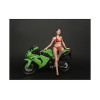 Hot Bike Model Elizabeth Figurine for 1/12 Scale Motorcycle Models by American Diorama