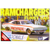 Skill 2 Model Kit Dodge Challenger Ramchargers Funny Car