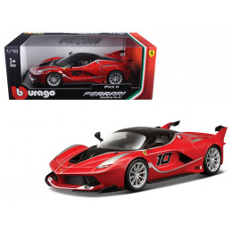 Ferrari FXX-K #10 Red 1/18 Diecast Model Car by Bburago