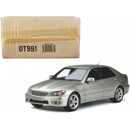 1998 Lexus IS 200 RHD (Right Hand Drive) Millennium Silver Metallic Limited Edition to 2000 pieces Worldwide 1/18 Model Car by Otto Mobile