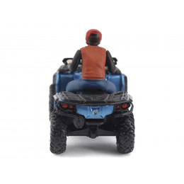 Can-Am Outlander XT 1000R ATV Oxford Blue Metallic with Driver Figure 1/32 Diecast Model by BRP Models