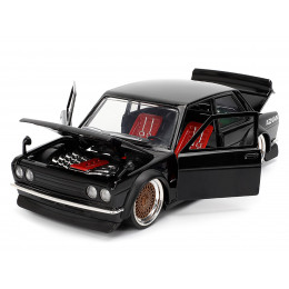 1973 Datsun 510 Black with Gold Wheels 